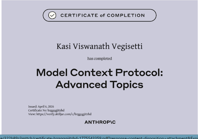 Model Context Protocol: Advanced Topics