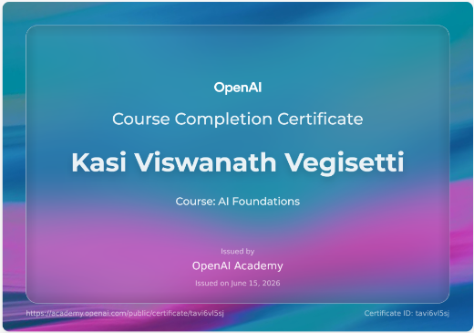 OpenAI Academy AI Foundations