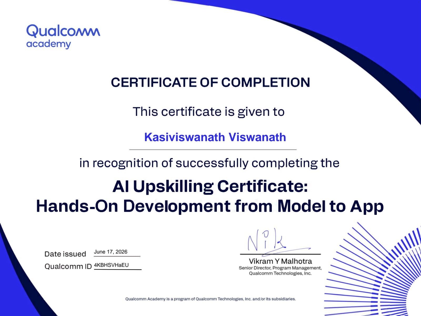 Qualcomm AI Upskilling